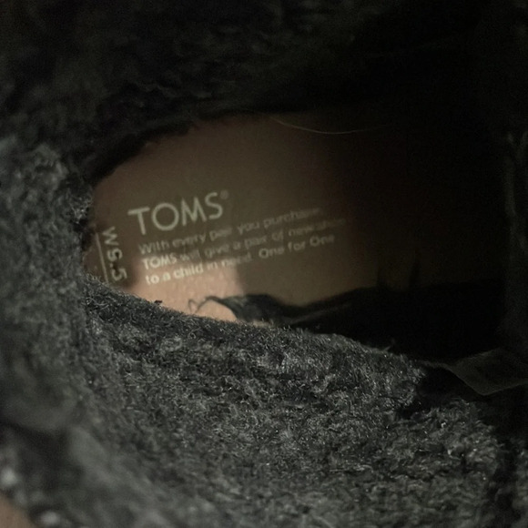 TOMS Gray Plaid Lace Up Flat Booties - Picture 8 of 11